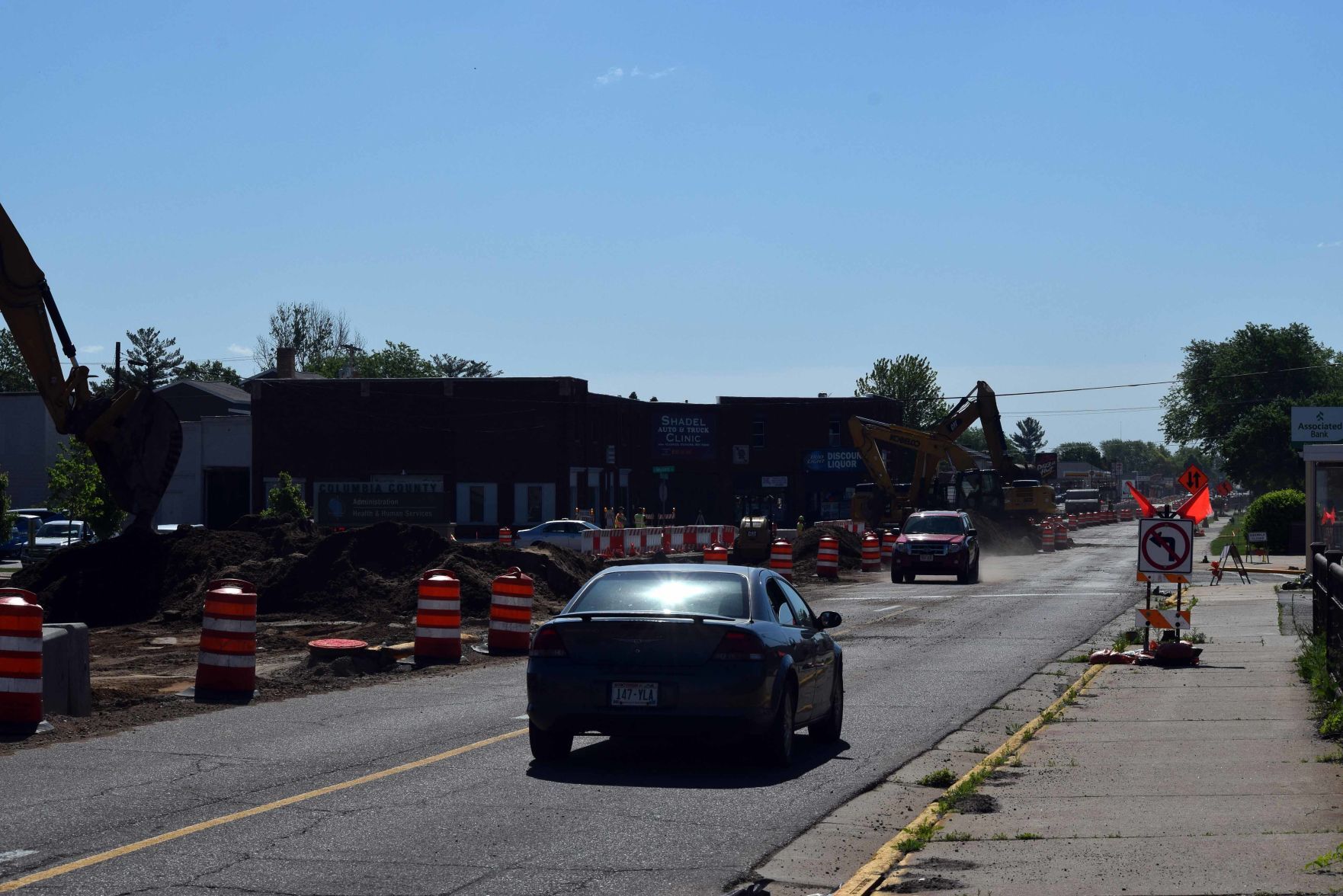 Portage construction shifts to phase 2